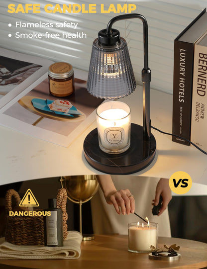 Candle Warmer Lamp with Timer, Electric Candle Lamp Home Decor