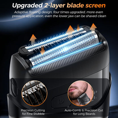 Beard Trimmer with Vacuum for Men, Adjustable 1-20mm