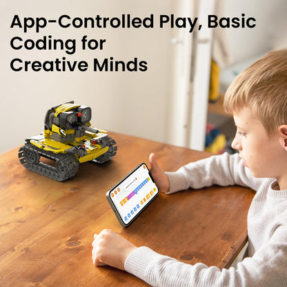Sillbird STEM Robot Building Kit with Remote Control Gifts for Boys 8-14