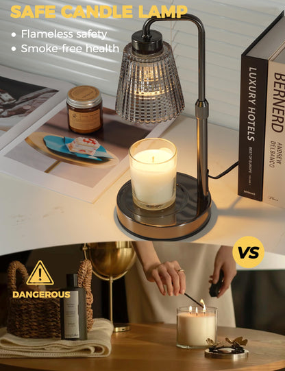 Candle Warmer Lamp with Timer, Electric Candle Lamp Home Decor