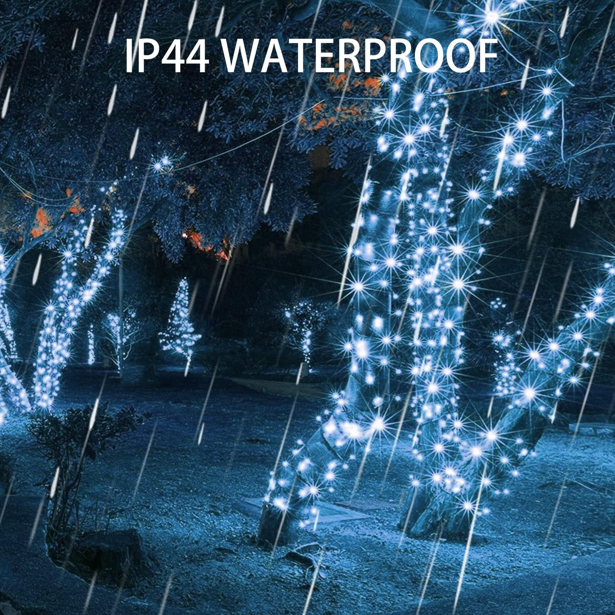 Multicolor Christmas String Lights 164ft, 2000 LED, 8 Modes, Waterproof