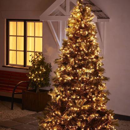 Multicolor Christmas String Lights 164ft, 2000 LED, 8 Modes, Waterproof
