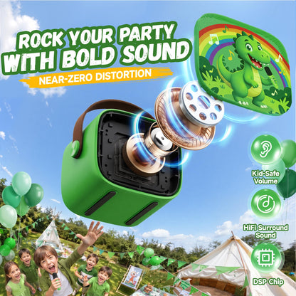 YLL Karaoke Machine for Kids, Birthday Gifts for Girls 3 4 5 6 7+Years Old