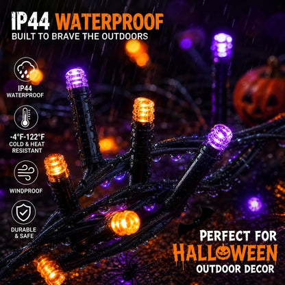 Multicolor Christmas String Lights 164ft, 2000 LED, 8 Modes, Waterproof