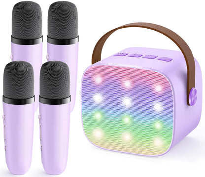 YLL Karaoke Machine for Kids, Birthday Gifts for Girls 3 4 5 6 7+Years Old