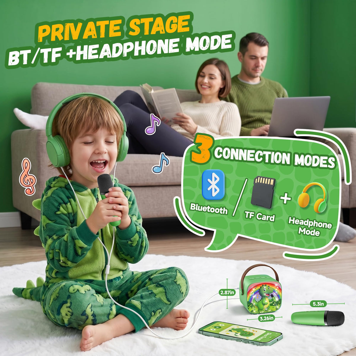 YLL Karaoke Machine for Kids, Birthday Gifts for Girls 3 4 5 6 7+Years Old