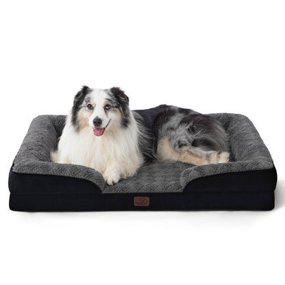 Orthopedic Dog Bed for Large Dogs, Washable Cover