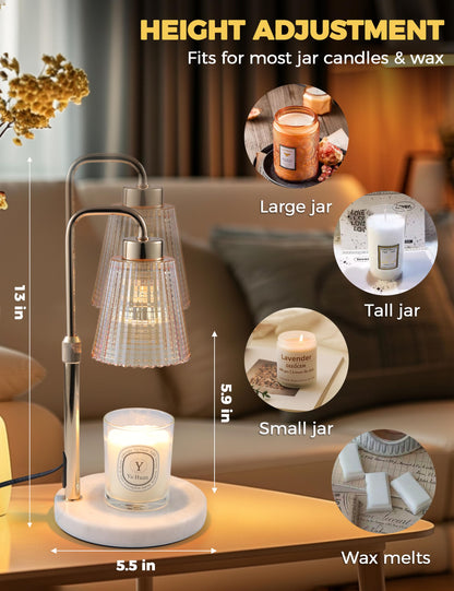 Candle Warmer Lamp with Timer, Electric Candle Lamp Home Decor