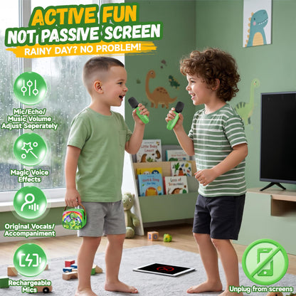YLL Karaoke Machine for Kids, Birthday Gifts for Girls 3 4 5 6 7+Years Old