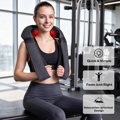 Neck Massager with Heat, Deep Tissue Massager for Women & Men
