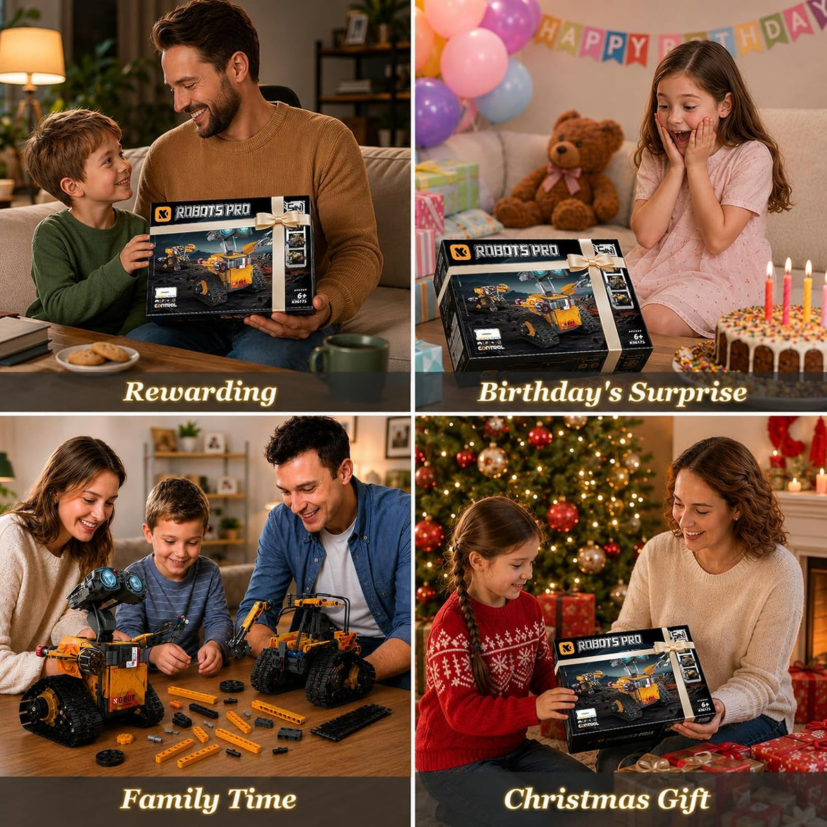 STEM Robot Building Kit with Remote Control STEM Gift for BoysAges 8-13