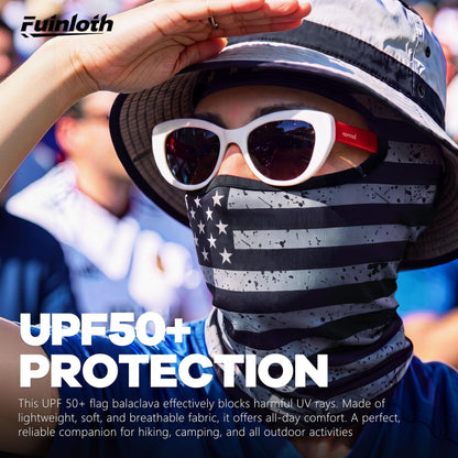 Fuinloth Balaclava Ski Mask, Motorcycle Summer Thin Cooling UV Protection