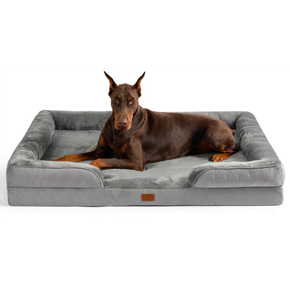 Orthopedic Dog Bed for Large Dogs, Washable Cover