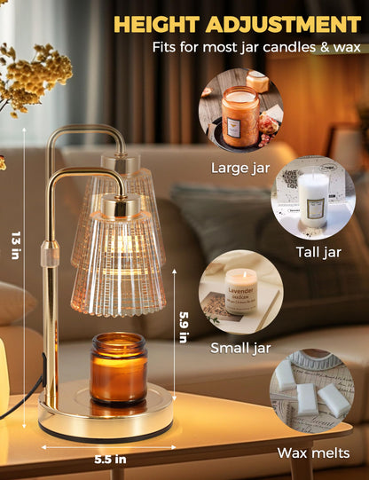 Candle Warmer Lamp with Timer, Electric Candle Lamp Home Decor
