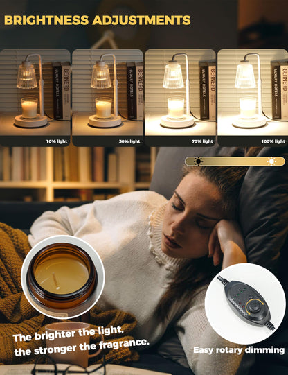 Candle Warmer Lamp with Timer, Electric Candle Lamp Home Decor