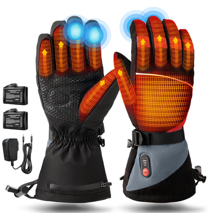 Rechargeable Heated Gloves for Men Women Hand Warmers Winter Ski Gloves