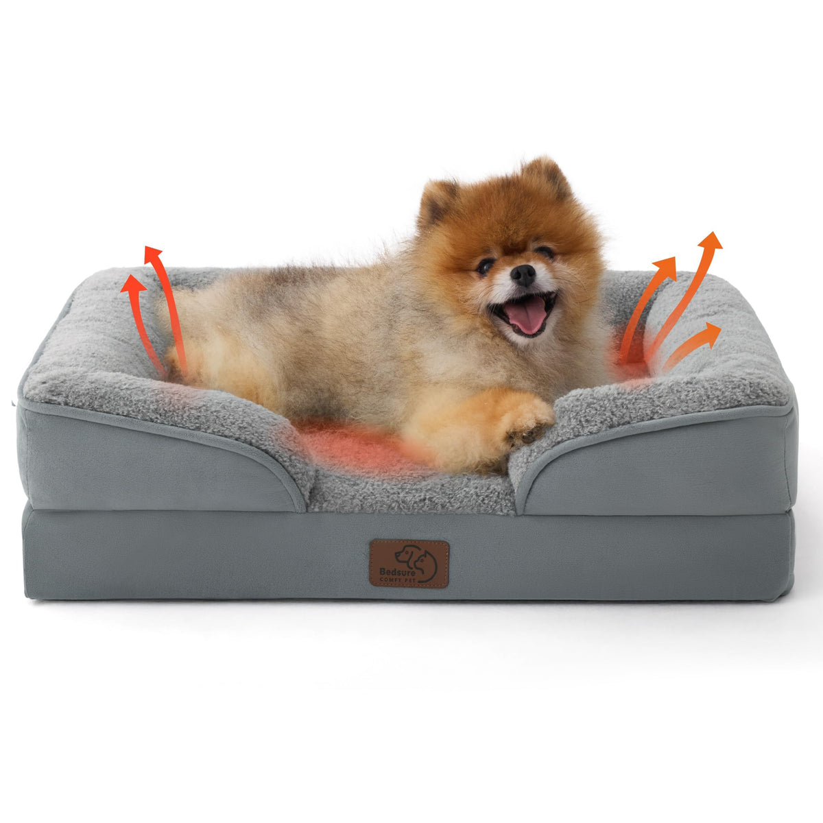Orthopedic Dog Bed for Large Dogs, Washable Cover