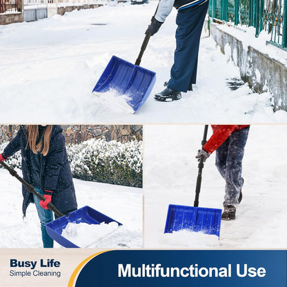 Yocada Snow Shovel for Driveway Home Garage Snow Removal 55 inch Long