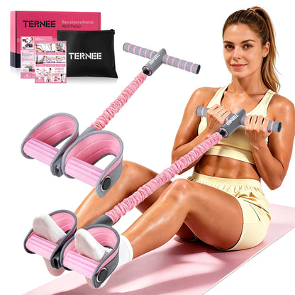 Pedal Resistance Bands with Handles Working Out Exercise Equipment for Legs