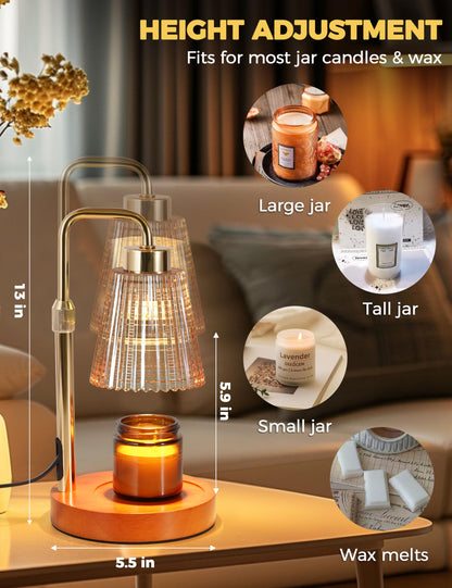 Candle Warmer Lamp with Timer, Electric Candle Lamp Home Decor