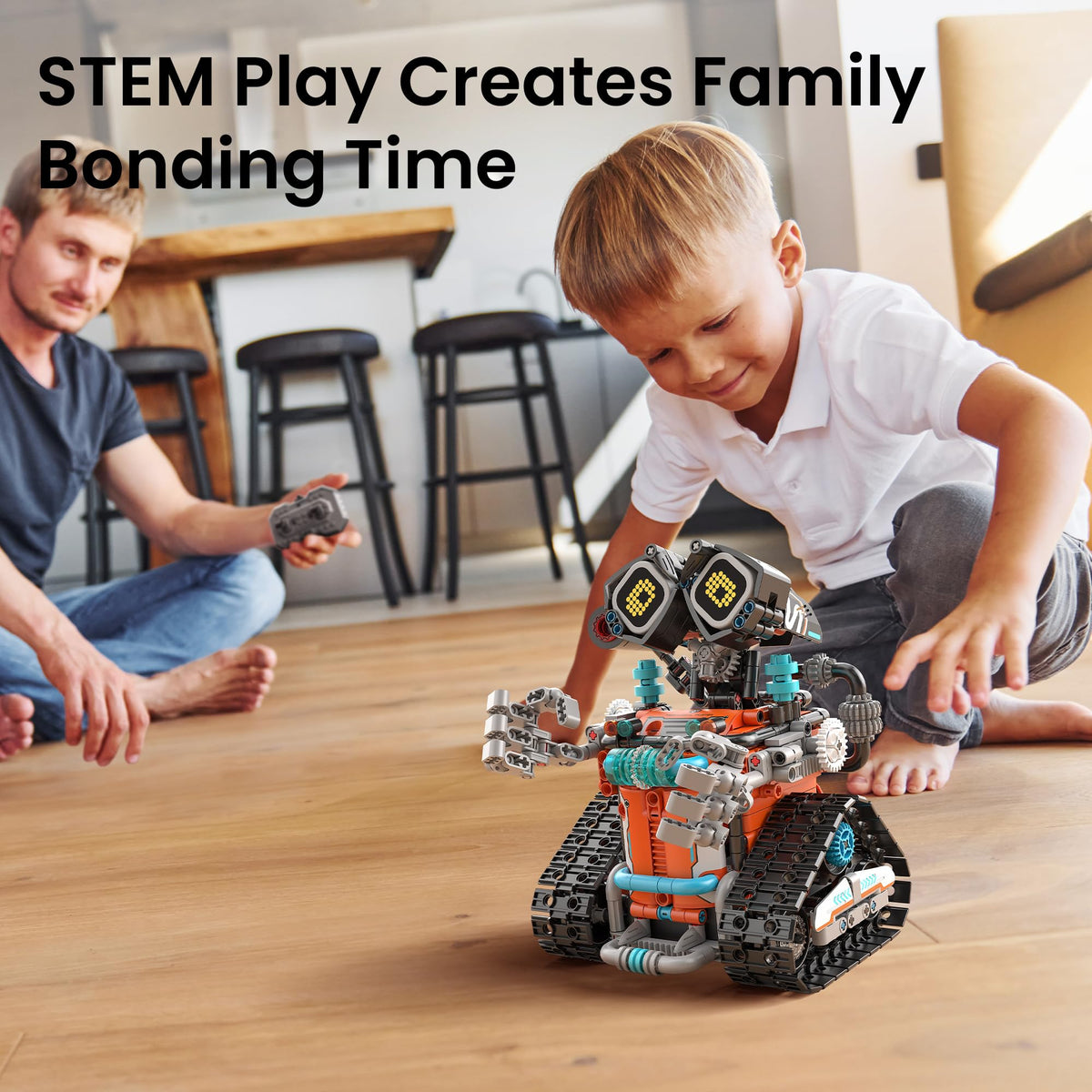 Sillbird STEM Robot Building Kit with Remote Control Gifts for Boys 8-14