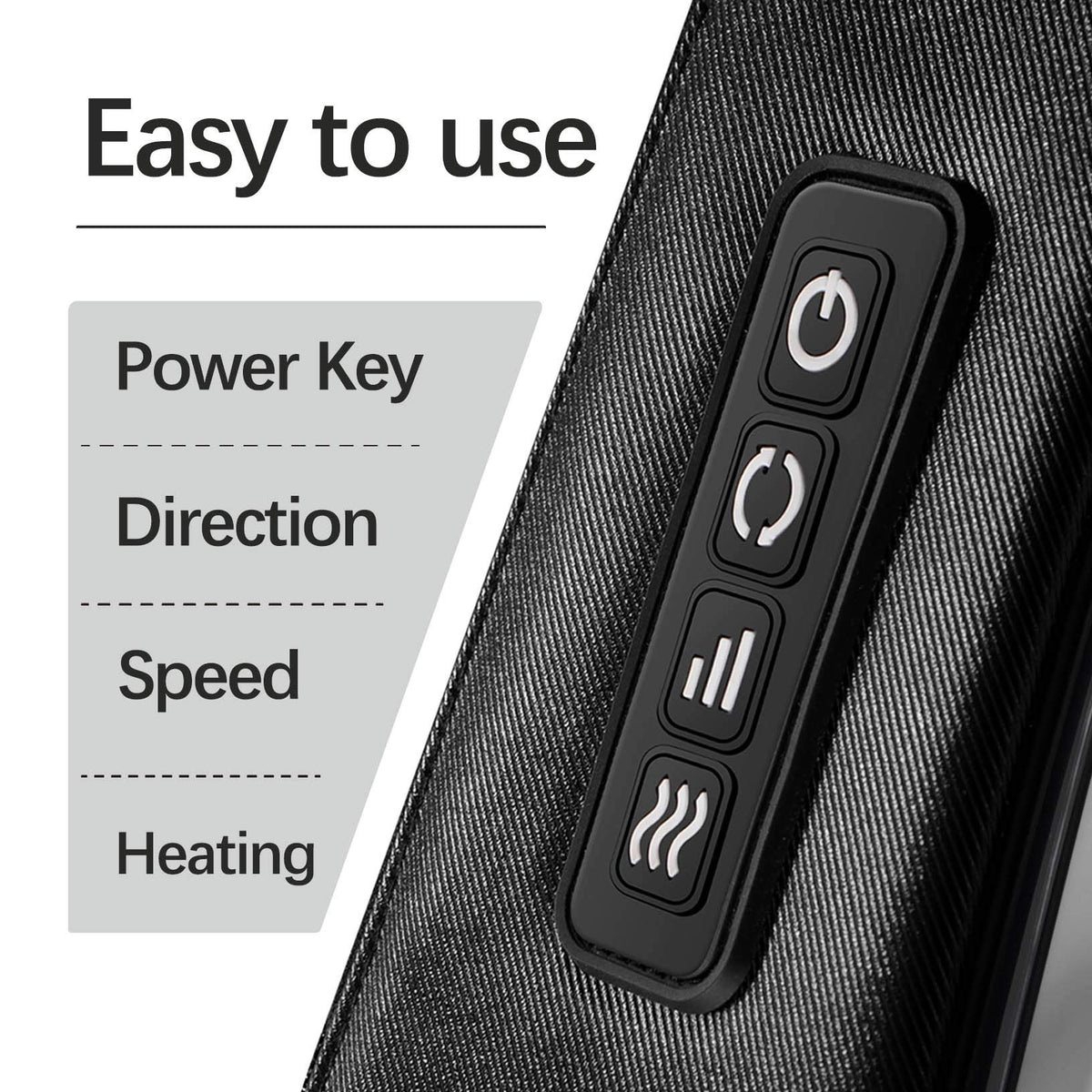 Mirakel Heat Neck Massager for Pain Relief Deep Tissue - Gift for Women Men