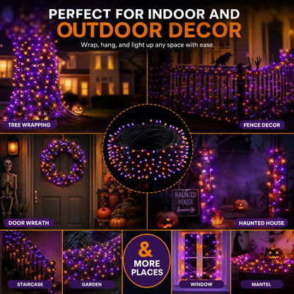 Multicolor Christmas String Lights 164ft, 2000 LED, 8 Modes, Waterproof