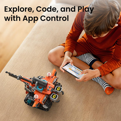 Sillbird STEM Robot Building Kit with Remote Control Gifts for Boys 8-14