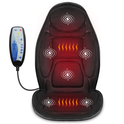 Back Massager with Heat, Vibration Massage Chair Pad Seat Cushion
