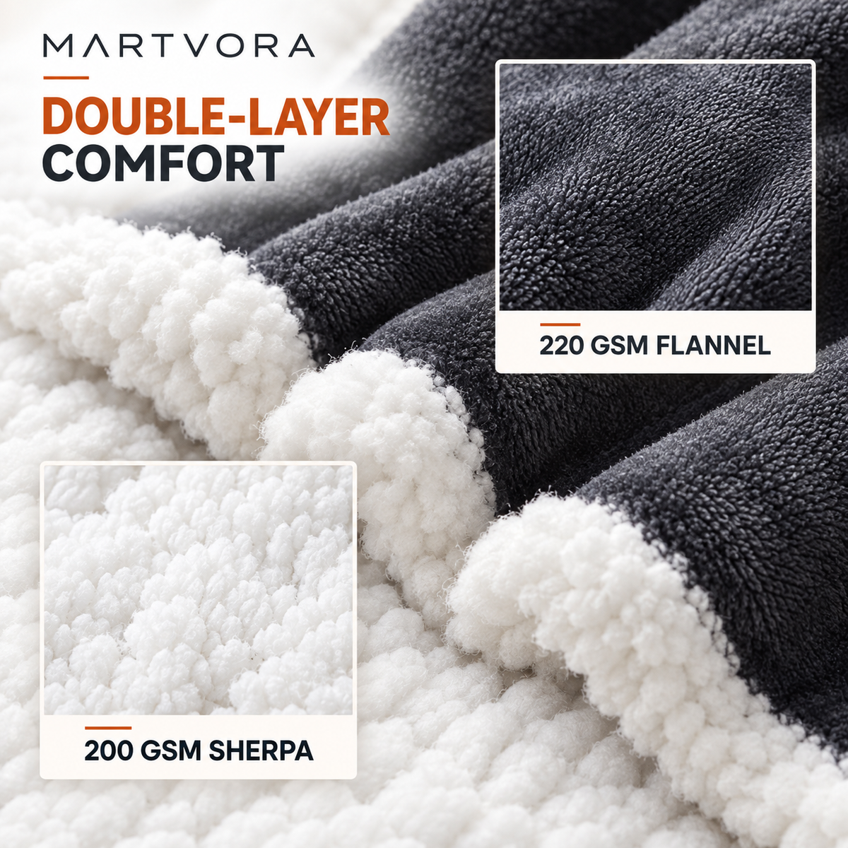 MARTVORA™ Cordless Wearable Heated Blanket – Battery Powered Electric Heating Robe with Foot Pocket